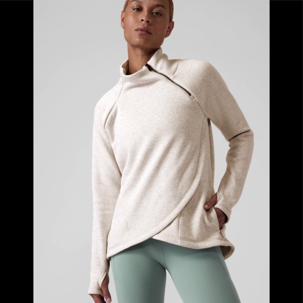 Athleta Karma Asym Pullover - size small  - new with tags!